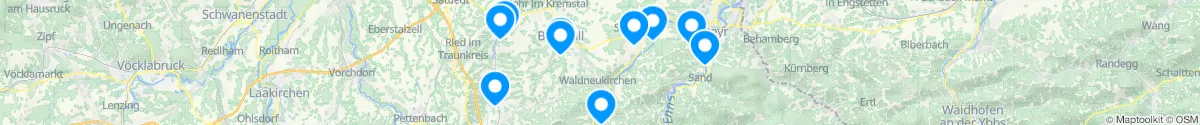 Map view for Pharmacies emergency services nearby Waldneukirchen (Steyr  (Land), Oberösterreich)